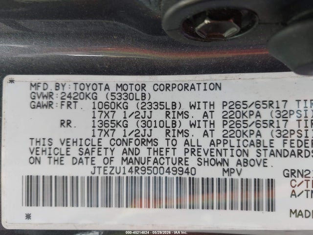 Toyota 4Runner Sr5 V6