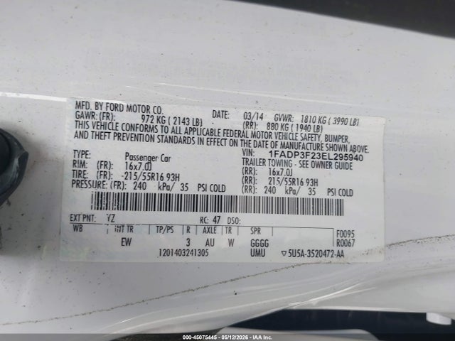 Ford Focus Se