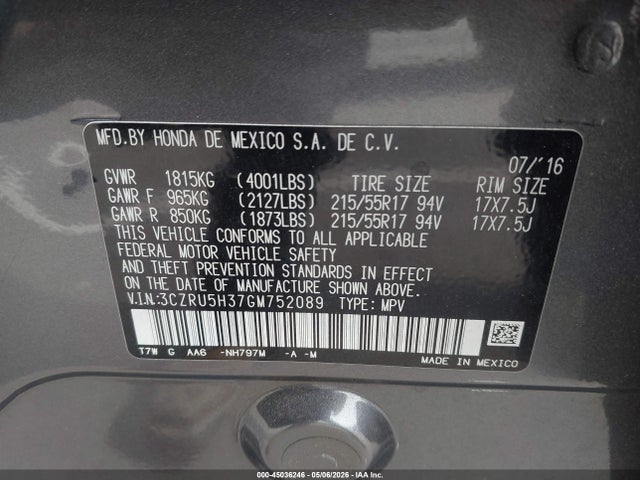 Honda HR-V Lx