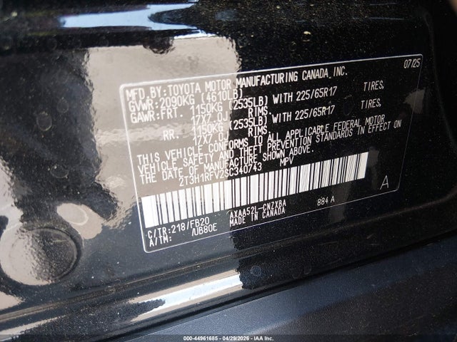 Toyota RAV4 Le