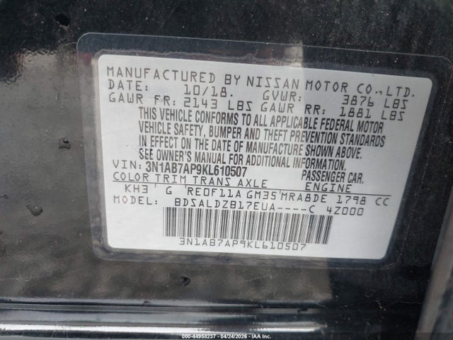 Nissan Sentra Sv