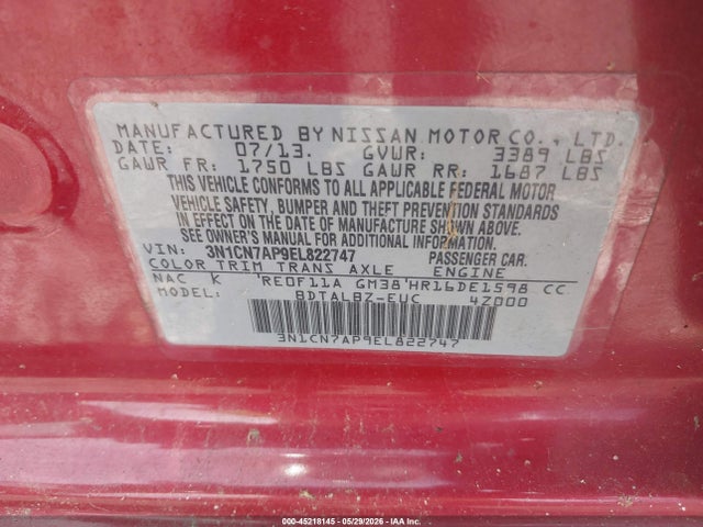 Nissan Versa 1.6 Sv