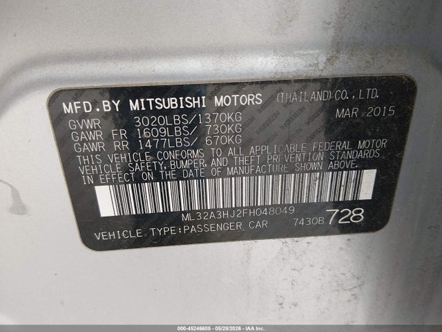 Mitsubishi Mirage De