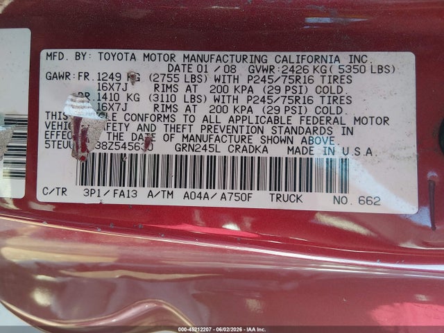 Toyota Tacoma Base V6