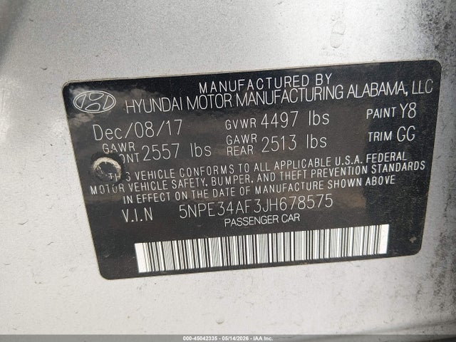 Hyundai SONATA Sel