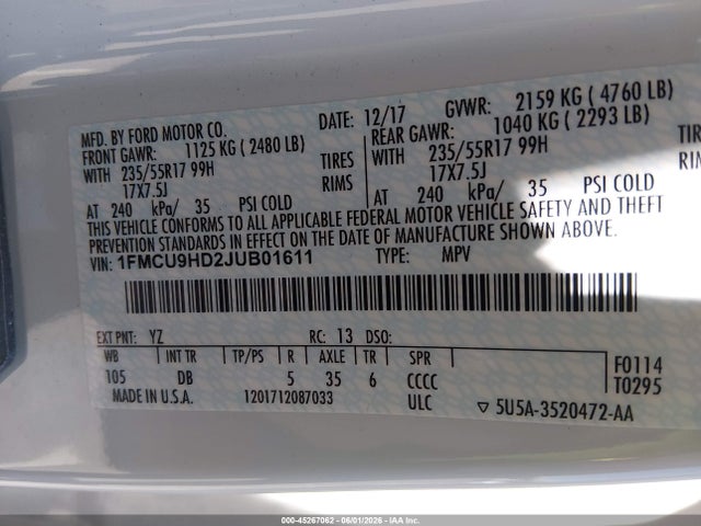 Ford Escape Sel