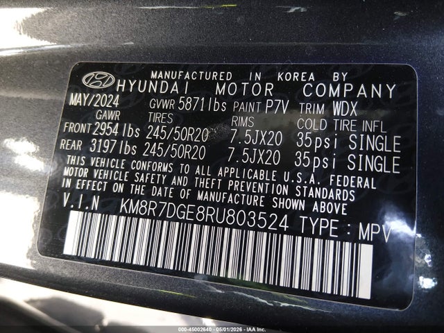 Hyundai PALISADE Calligraphy