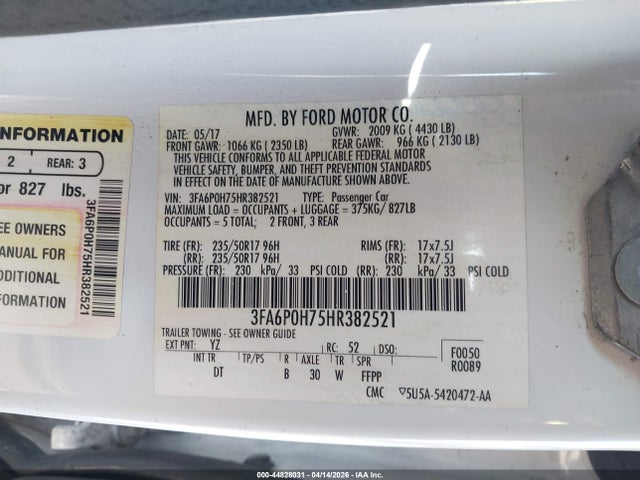 Ford Fusion Se
