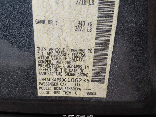 Nissan Altima 2.5 S
