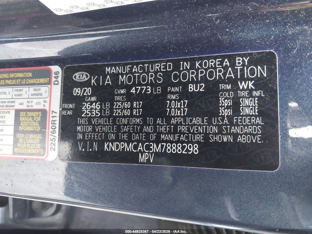 Kia Sportage Lx
