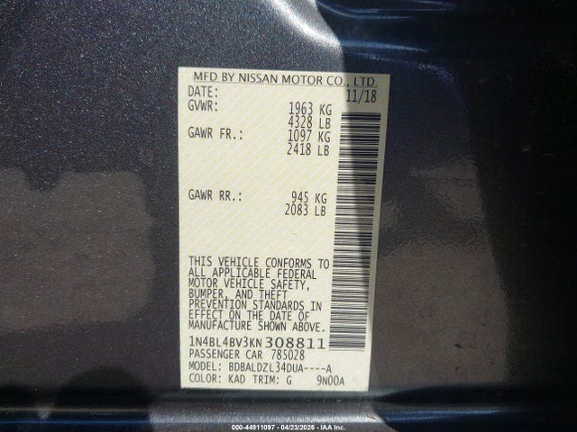 Nissan Altima 2.5 S
