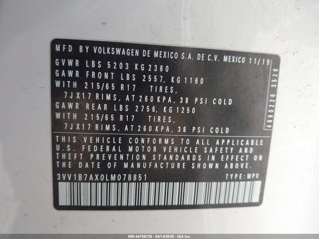 Volkswagen Tiguan 2.0t S