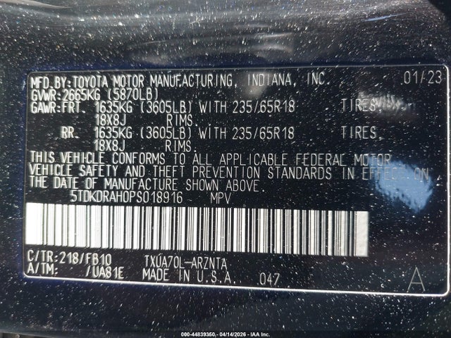 Toyota Highlander L