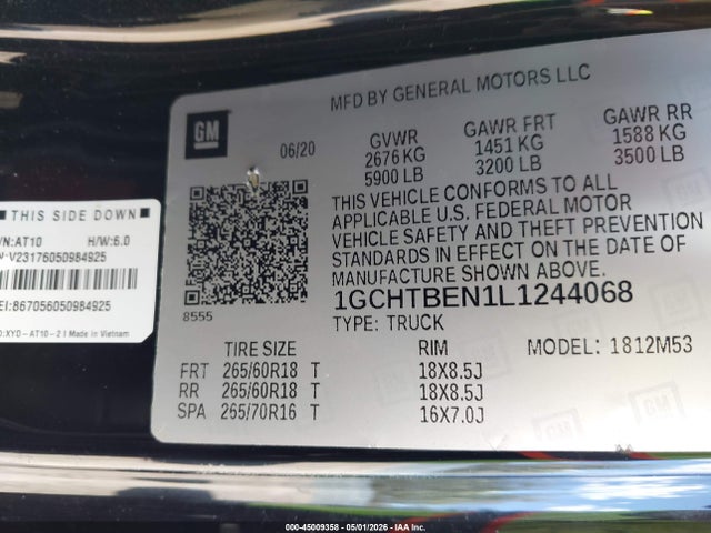 Chevrolet Colorado 4wd  Long Box Wt