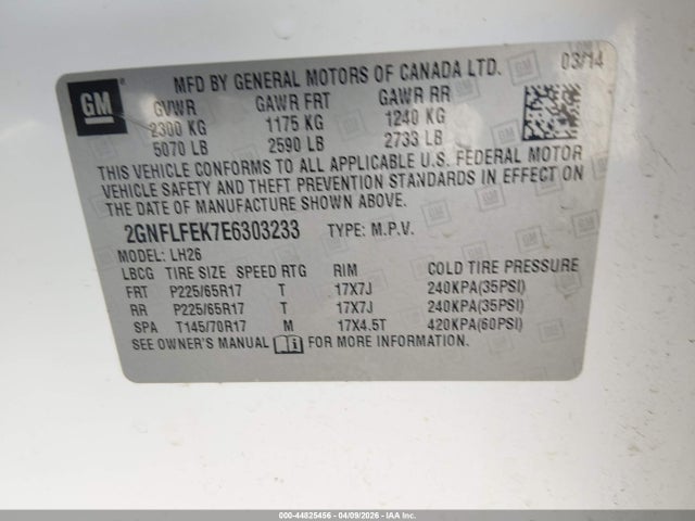 Chevrolet Equinox 1lt