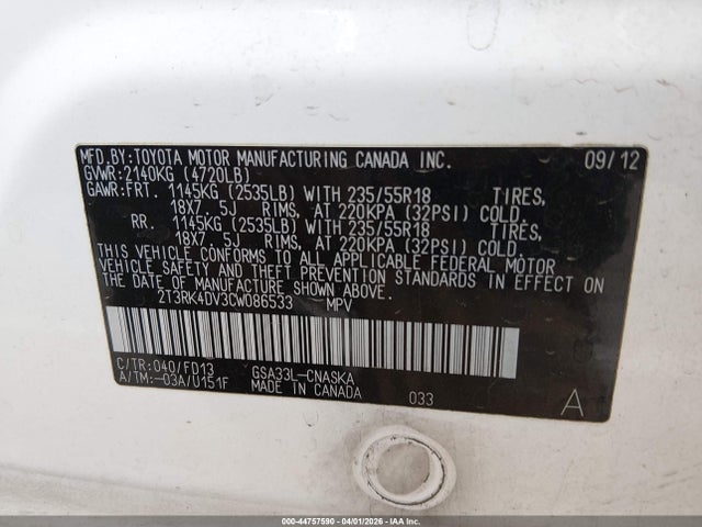 Toyota RAV4 Sport V6
