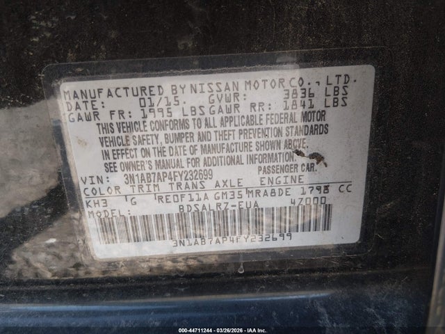 Nissan Sentra Sr