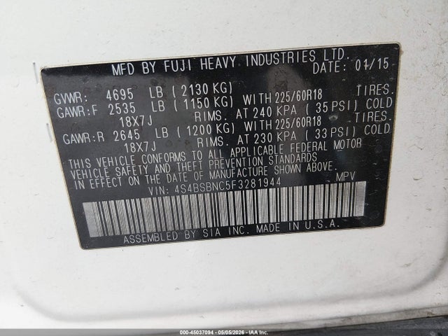 Subaru Outback 2.5i Limited
