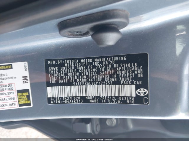 Toyota Corolla Le