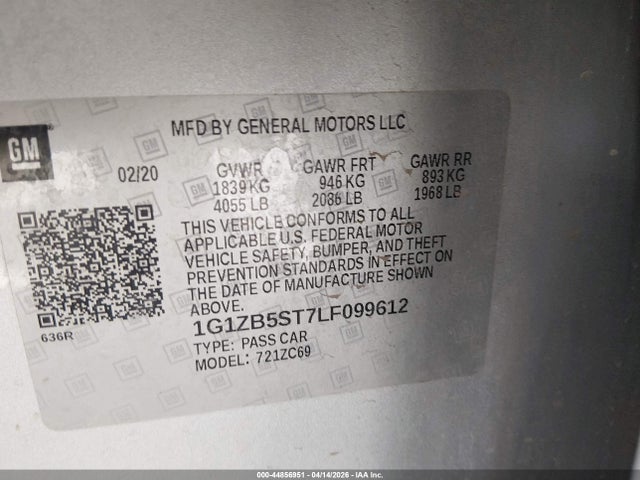 Chevrolet Malibu Fwd Ls