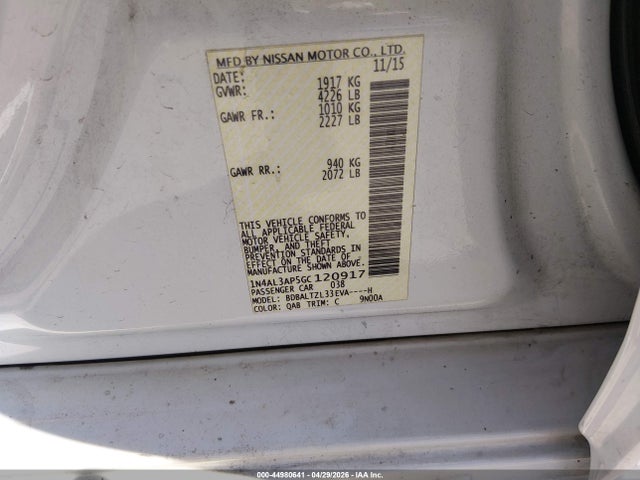 Nissan Altima 2.5 Sl