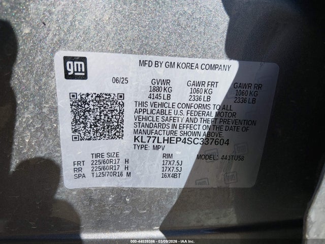 Chevrolet Trax Fwd Lt