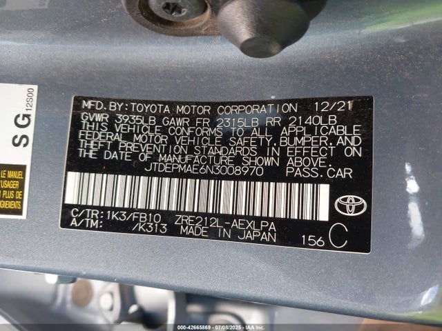 Toyota Corolla Le