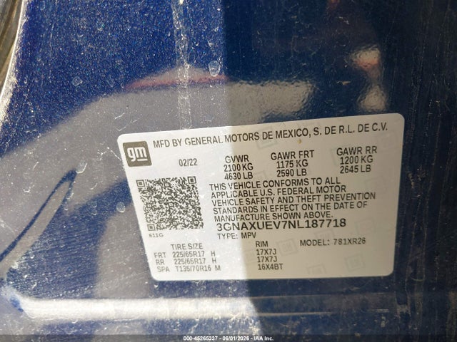 Chevrolet Equinox Awd Lt