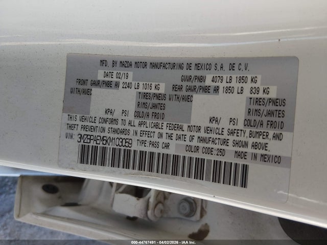 Mazda Mazda3 Premium Package
