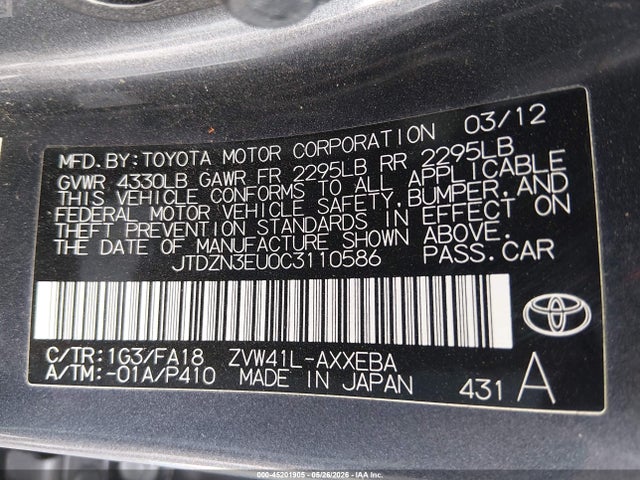 Toyota Prius v Three