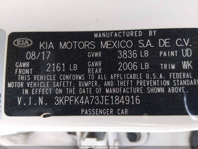 Kia Forte Lx