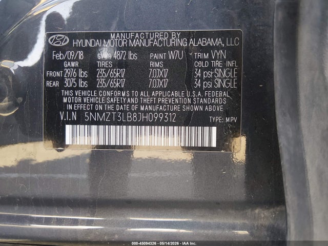 Hyundai SANTA FE 2.4l