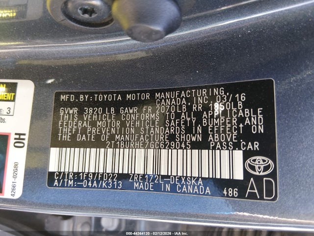 Toyota Corolla S Plus