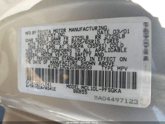 Toyota Sienna Xle