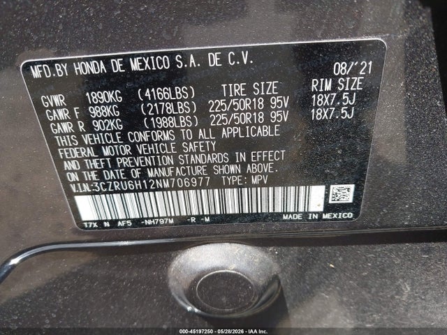 Honda HR-V Awd Sport