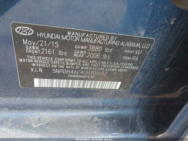 Hyundai ELANTRA Se