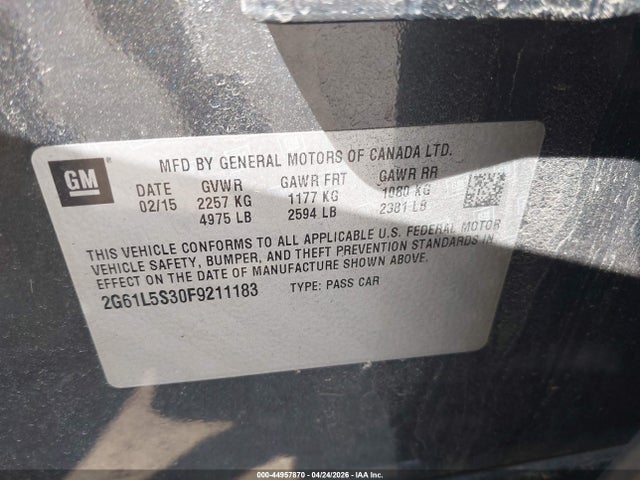 Cadillac XTS Standard