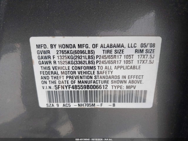 Honda Pilot Ex-l