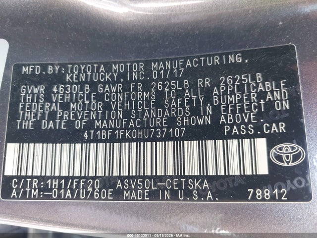 Toyota Camry Se
