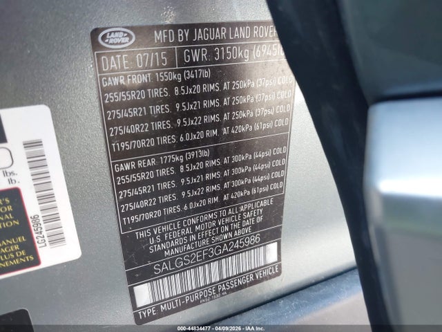 Land Rover Range Rover 5.0l V8 Supercharged