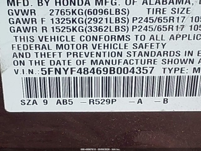 Honda Pilot Ex
