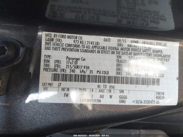 Ford Focus Titanium