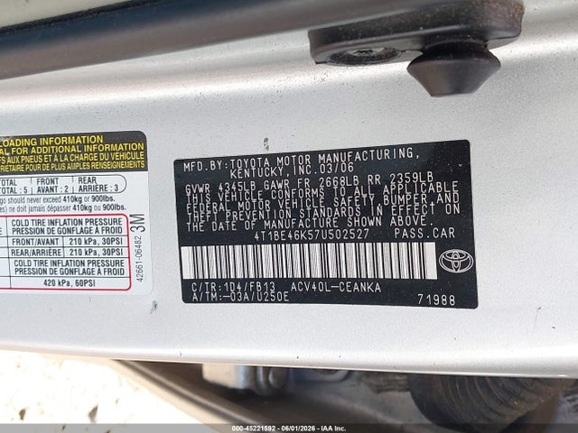 Toyota Camry Le