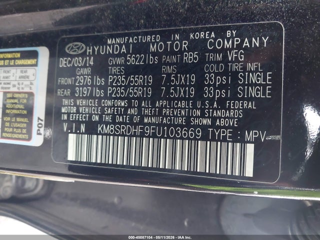 Hyundai SANTA FE Limited