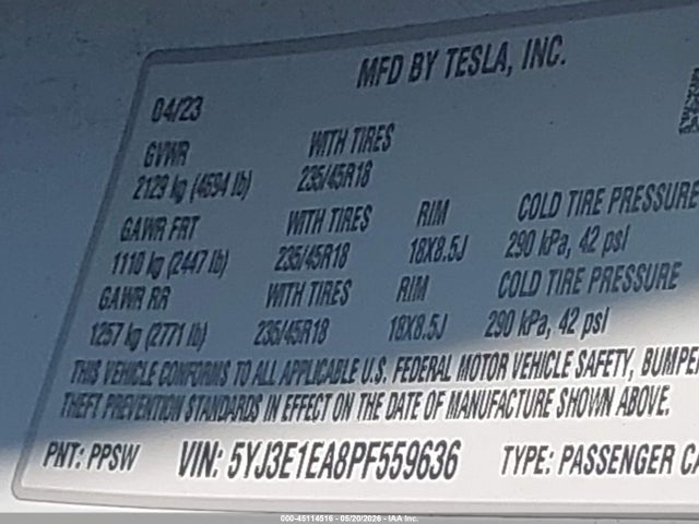 Tesla Model 3 Rear-wheel Drive