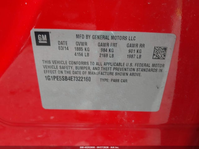 Chevrolet Cruze 2lt Auto