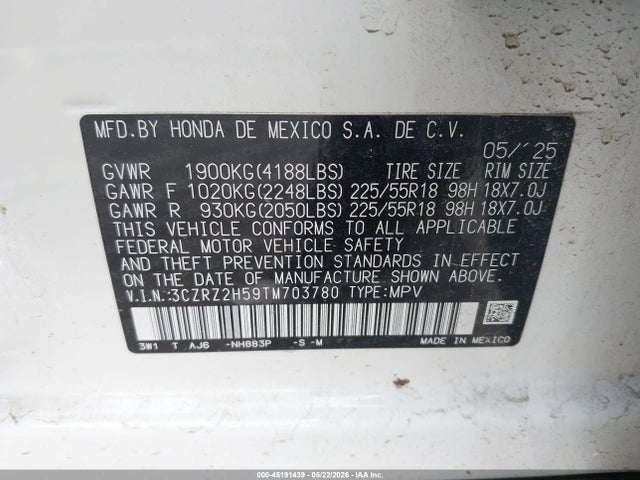 Honda HR-V Awd Sport