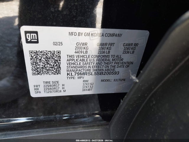 Chevrolet Trailblazer Awd Lt