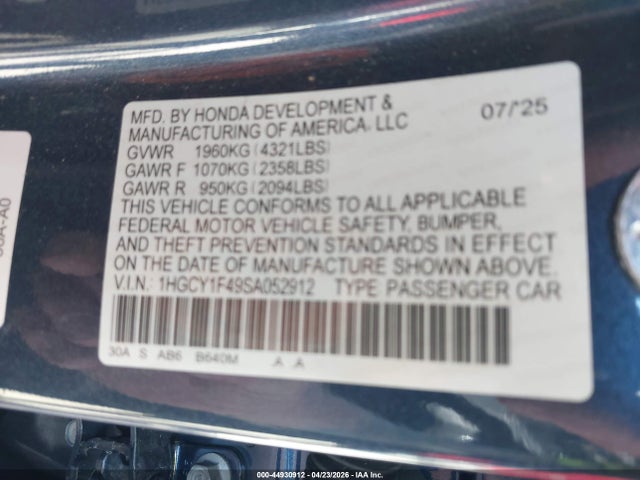 Honda Accord Se