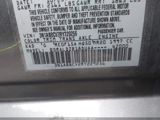 Nissan Sentra Sv Xtronic Cvt